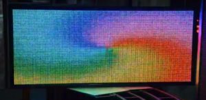 Видеовывеска цветная Р16 RGB 200х104 см 220В USB Lan, iP65